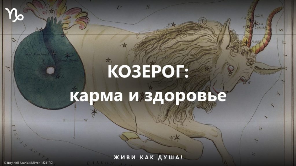 Козерог: карта Sidney Hall — женское здоровье и карма знака